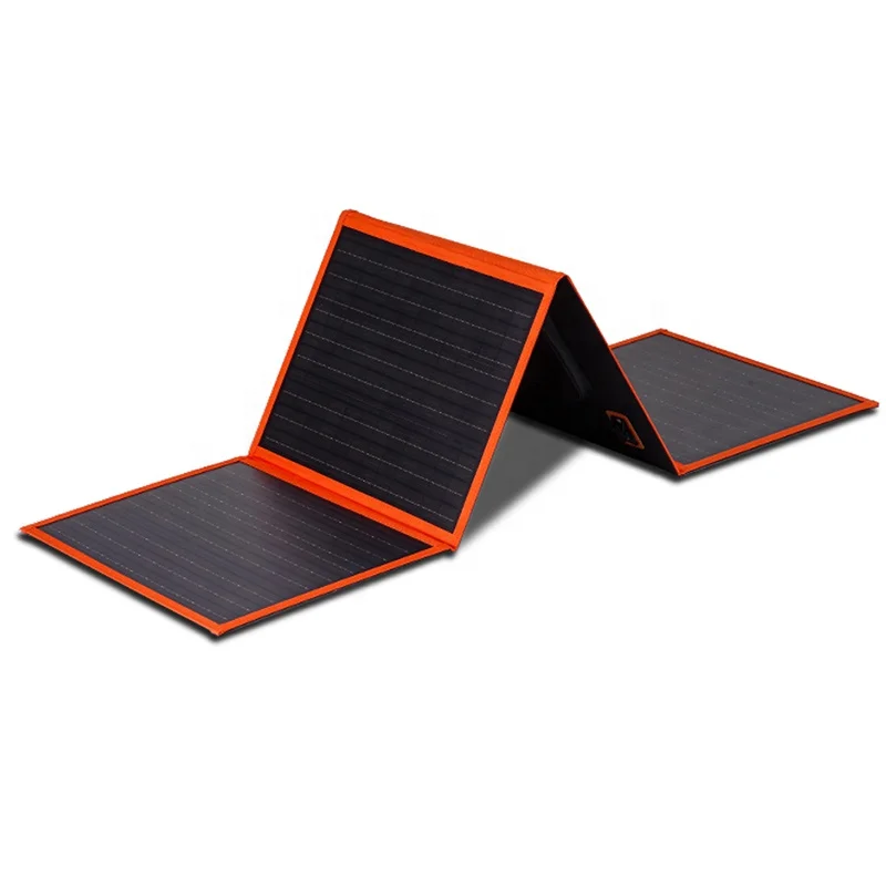 

Foldable Solar Panels Portable Flexible Design 100W Monocrystalline Silicon Solar Generator for Power Station Charging