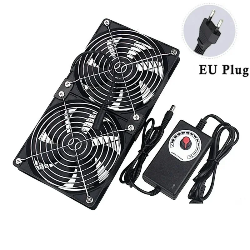 120Mm 3000Rpm Ventilatorkoeling Met Controller 12Cm 12V 220V Btc Machine Chassis Werkstation Kast Radiator Serverventilator