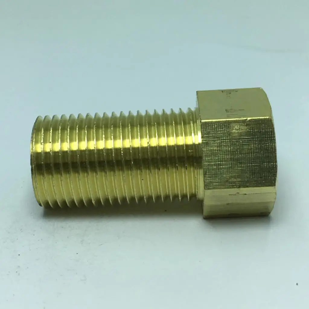 1 Piece 1/2" Brass Male Female Thread Straight Adapter Connector Fitting