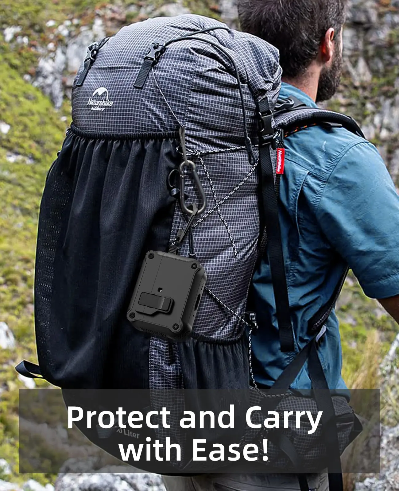 AirPods Pro 3 (2025)用イヤホンケース、安全ロック付き自動ポップアップ保護ケース、Apple AirPods Pro 3用クリーニングキット付き