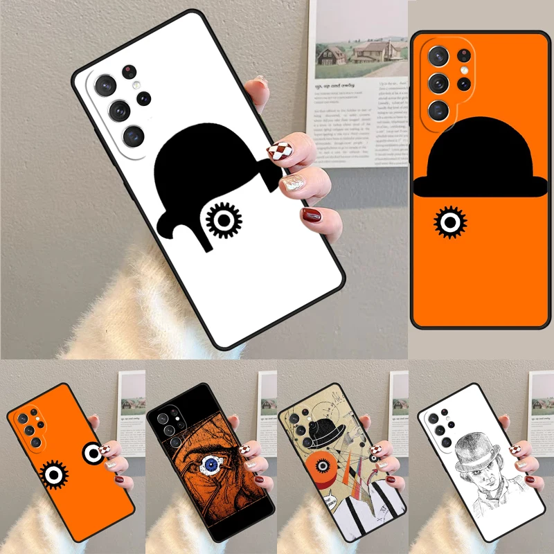 A Clockwork Orange phone case Cover For Samsung Galaxy S24 Ultra S21 S22 Ultra S8 S9 S10E Note 10 Plus Note 20 FE S23