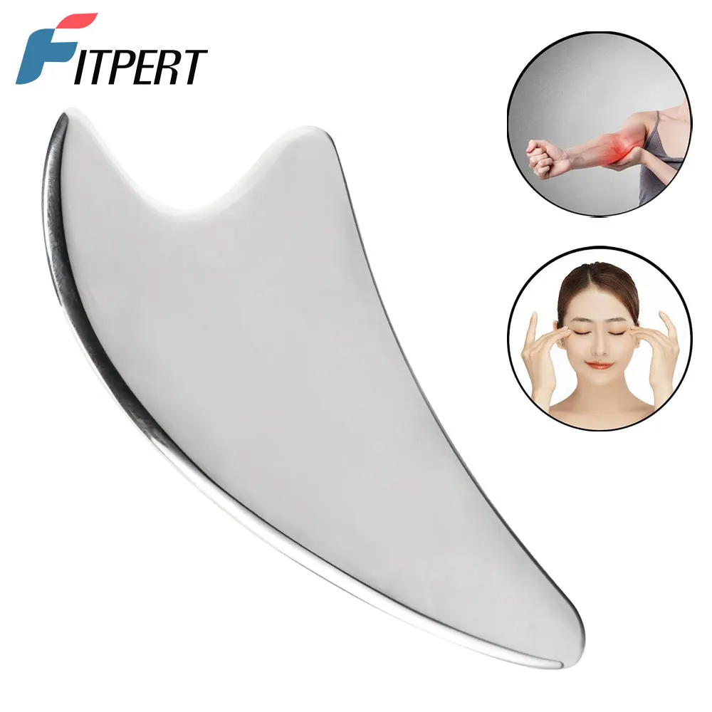 

Stainless Steel Gua Sha Facial Tools for Face Metal Tighten Skin Heart Massage Guasha Beauty Tools for Body Eyes Neck Massager