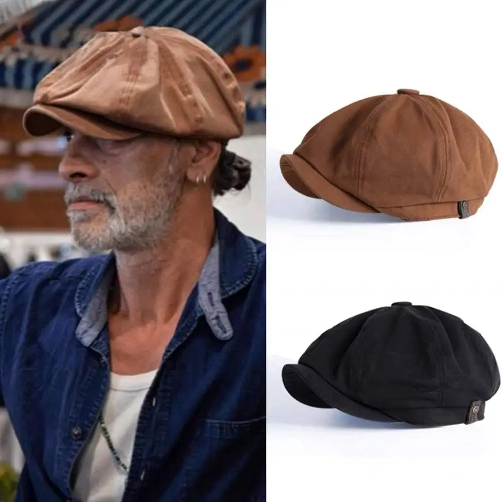 Retro Newsboy Caps Men Octagonal Hats Autumn British Women Painters Caps Fashion Berets Gorras Casual Baseball Hat
