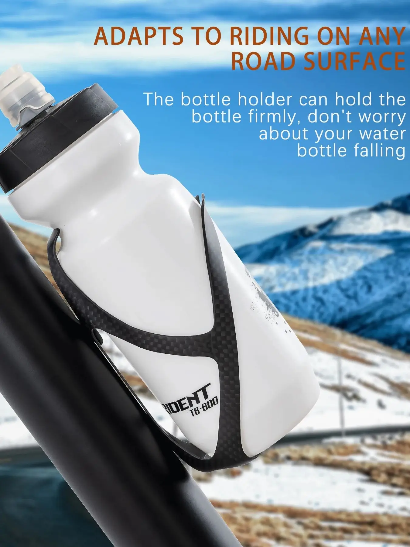 AliExpress Hualong HUALONG No Logo 3K Carbon Fiber Bicycle Water Bottle Cage MTB Road Gravel Bike Water Bottle Holder Cages Matte Black, Weight (19