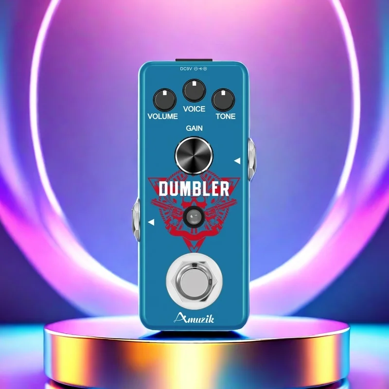 

Amuzik Guitar Pedal Dumble MId Overdrive To Distortion Effects Dumbler Effector Amp Simulator Voice Mini Size True Bypass