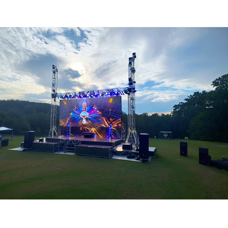 Transparent DisplayChip On BoardHD Rental Outdoor Video Advertising Waterproof Display ScreenCustom Waterproof LED Screens