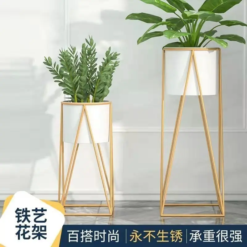 Home Living Room Decorative Flower Pot Rack Floor-to-ceiling Flower Rack Indoor Shelf Flower Rack Indoor Household Dill