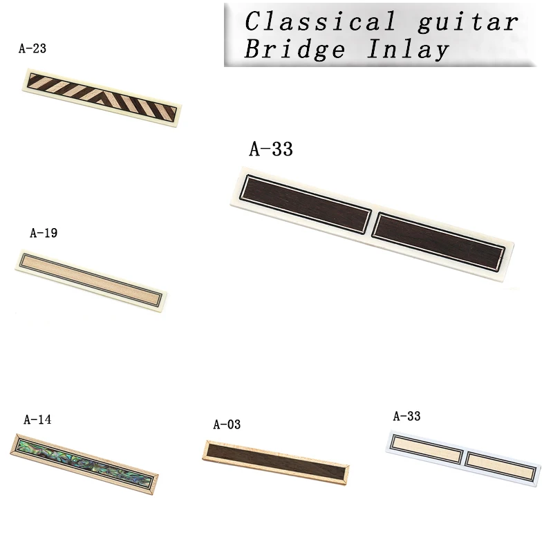 1pc Classical Guitar Fretwork. Fret Decoration with Wood Veneer  Guitar Material and Accessories