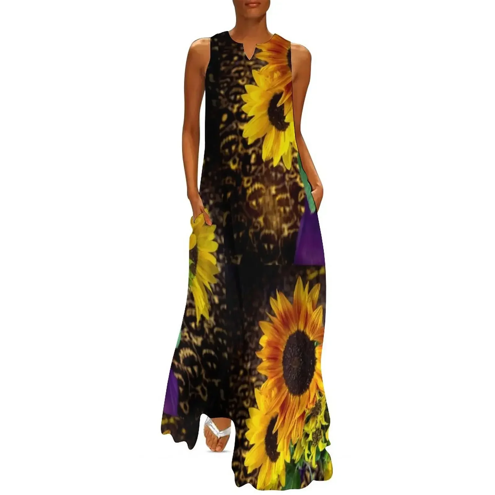 

Harvest Sunflowers Long Dress Party dresses dress for women 2025 Dance dresses dress summer 2025 women