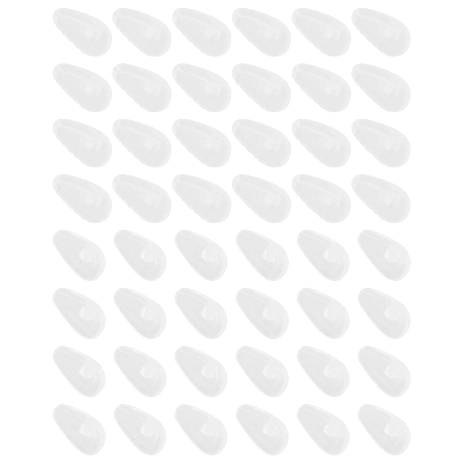 

40 Pairs Glasses Nose Pad Spectacle Pads for Eyeglasses Bag Cushions Silica Gel Replacement