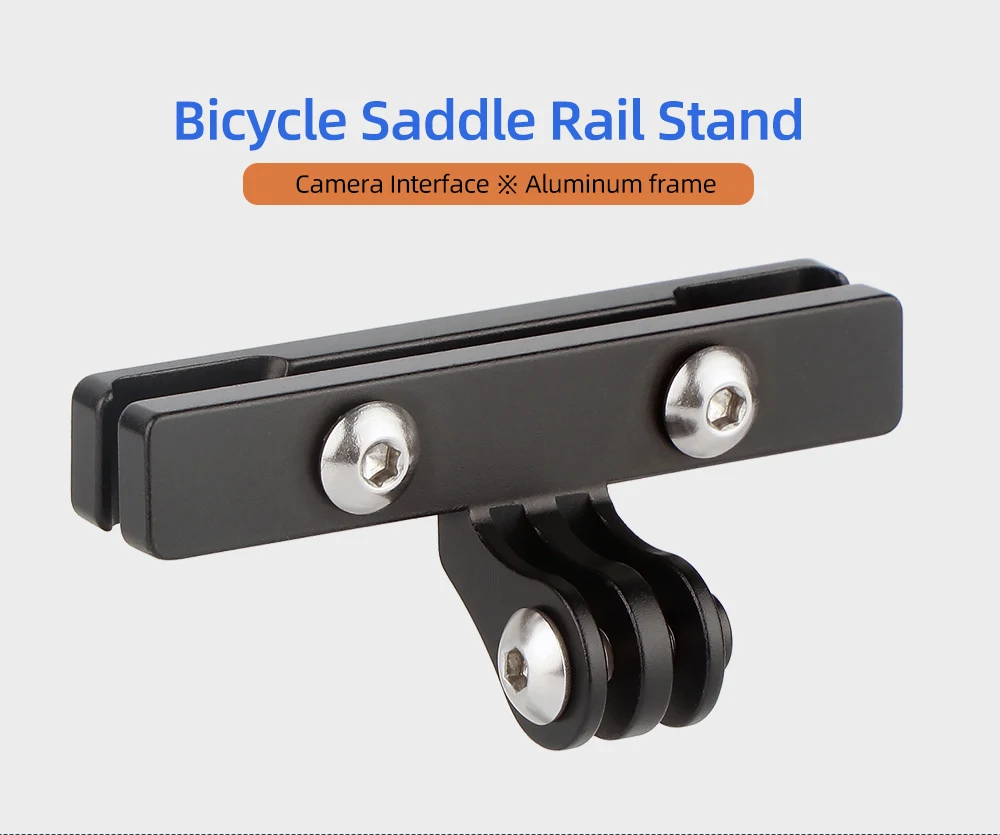 Deemount Fahrrad Sattel Schiene Mount Adapter Rücklicht Halterung MTB Fahrrad Sattelstütze Basis Halter Passt Rücklicht Gopro Sport Kamera – Detail 2
