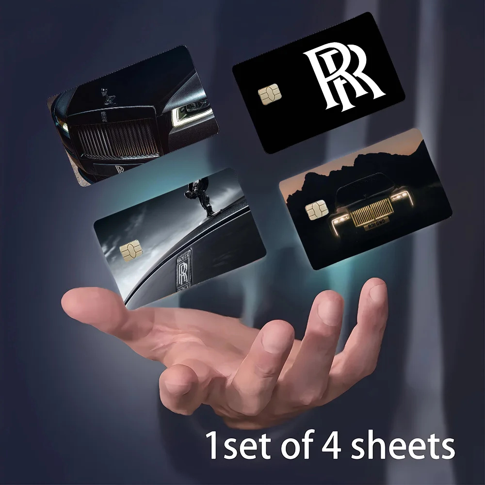 R-Rolls Royce Verschiedene Anime-Bank-Kreditkarten, Buspass-Aufkleber, coole Dekoration, wasserfeste Aufkleber, Sammlung, Spielzeug, Geschenke