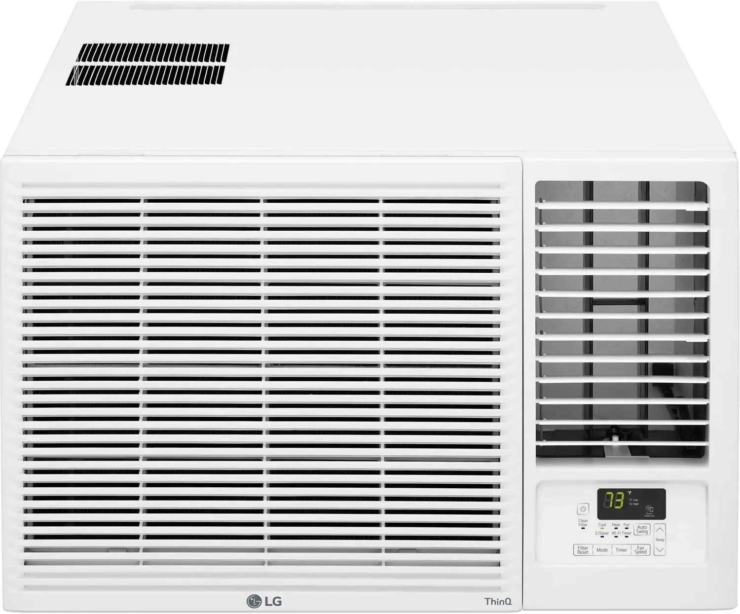 Climatiseur intelligent 18,000 BTU avec chauffage, 230V, refroidit jusqu'à 1000 Sq. Fédération., Fenêtre AC avec Smartphone et Commande Vocale