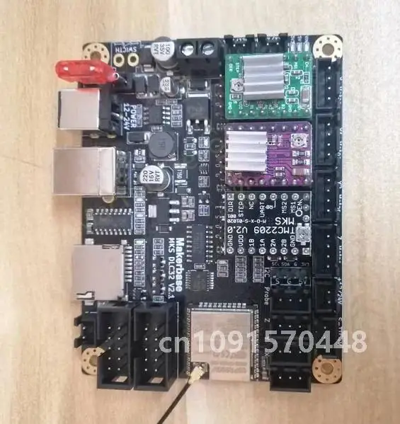 MKS DLC32 2209 CNC shield controller GRBL expansion board support TMC2208 A4988 DRV8825 TB6600 3d machine cnc laser router parts