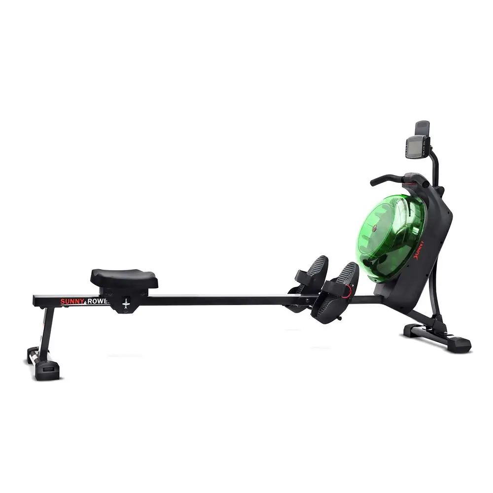

Elite Water Rower with High Dynamic Resistance Vertical Tank, LowImpact FullBody Workout, Compact Flippable Cardio Rowing Machi