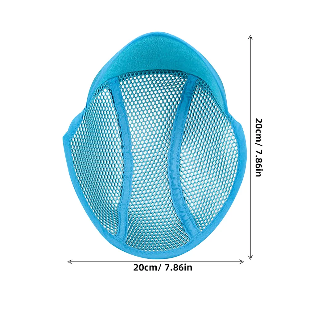 2 قطعة بطانة إدراج آمنة وسادة تبريد زرقاء ملحقات القبعة الصلبة حماية شبكية قابلة للغسل لراحة الرأس والملاءمة