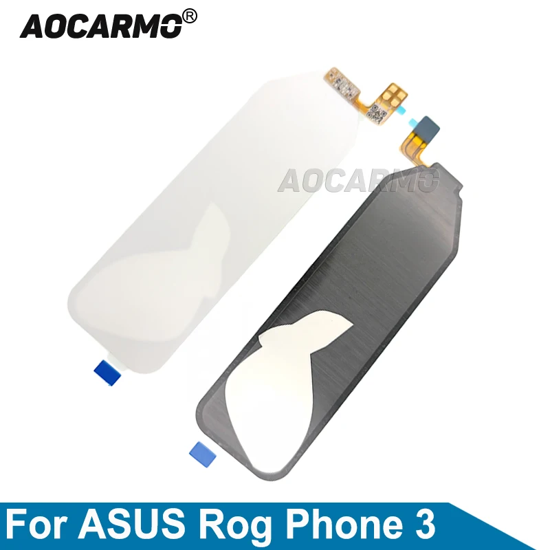 Aocarmo For ASUS ROG Phone 3 ROG3 Back Cover Light Rear Cover Lamp Flex Replacement Parts