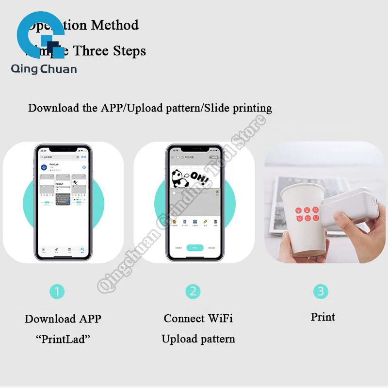 يده طابعة الشعار الوشم النسيج بطاقات المعايدة صندوق ورقة كوب نمط التخصيص آلة الوسم بالليزر