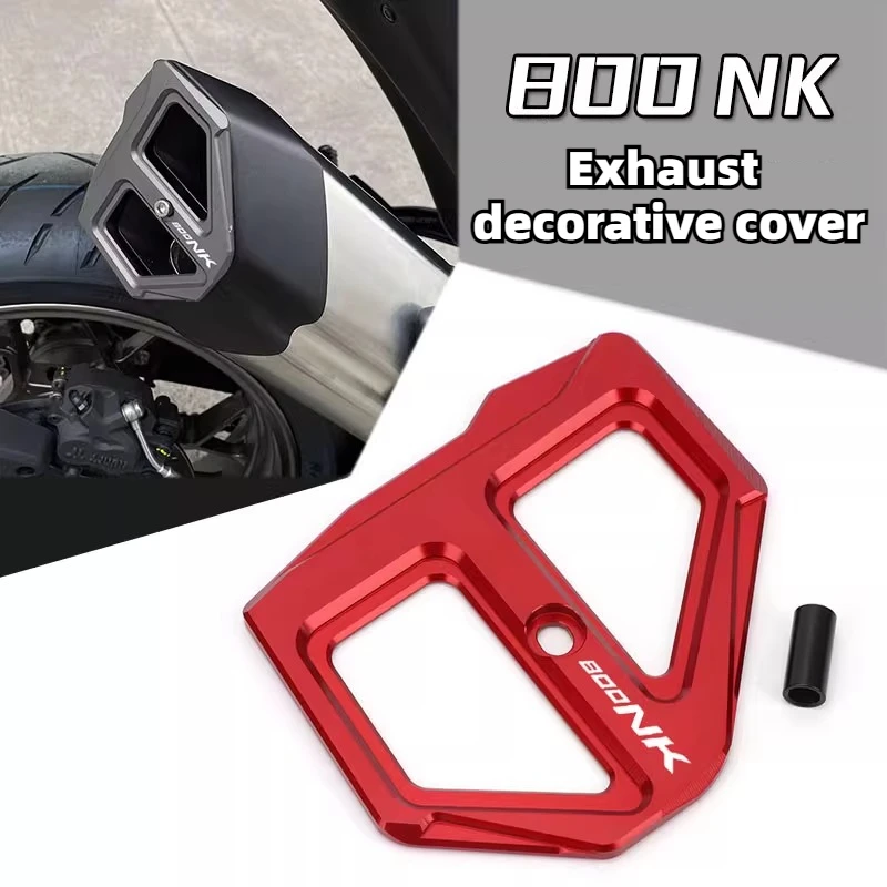 

For CFMOTO 800NK Motorcycle Exhaust Pipe Tail End Decorative Inner & Outer Cover Set Exhaust Tail Metal Cover