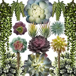 Artificial Succulents - 15 Pack - Premium Unpotted Succulent Plants Artificial - Realistic Textured Succulents