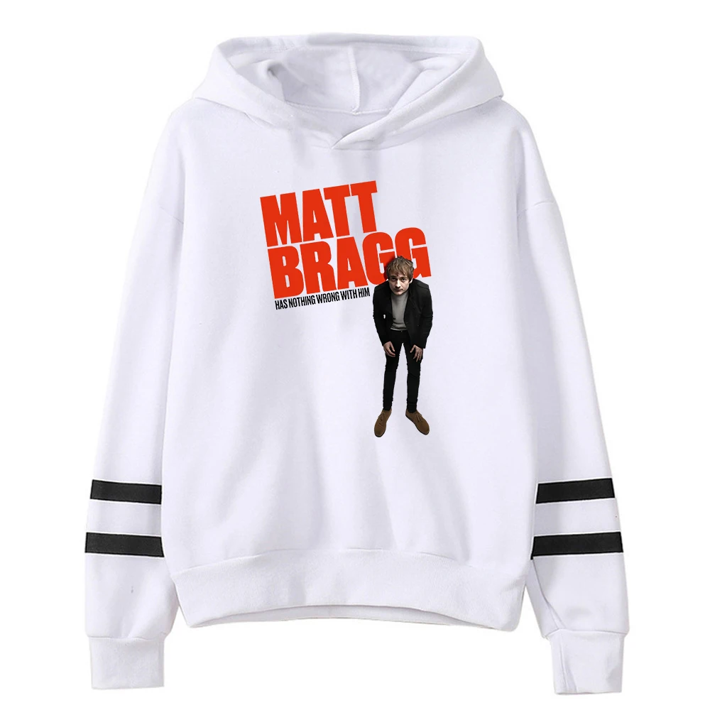 Matt Bragg Has Nothing Worng With Him Tour Hoodie Pocketless Parallel Bars Sleeve Streetwear Women Men Hooded Sweatshirts