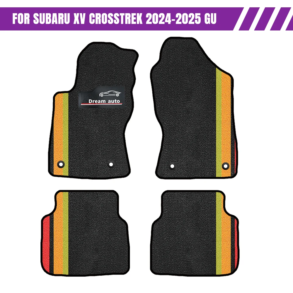

Custom Car Floor Mats For Subaru XV Crosstrek 2024–2025 GU Waterproof Auto Carpets Foot Coche Accessorie