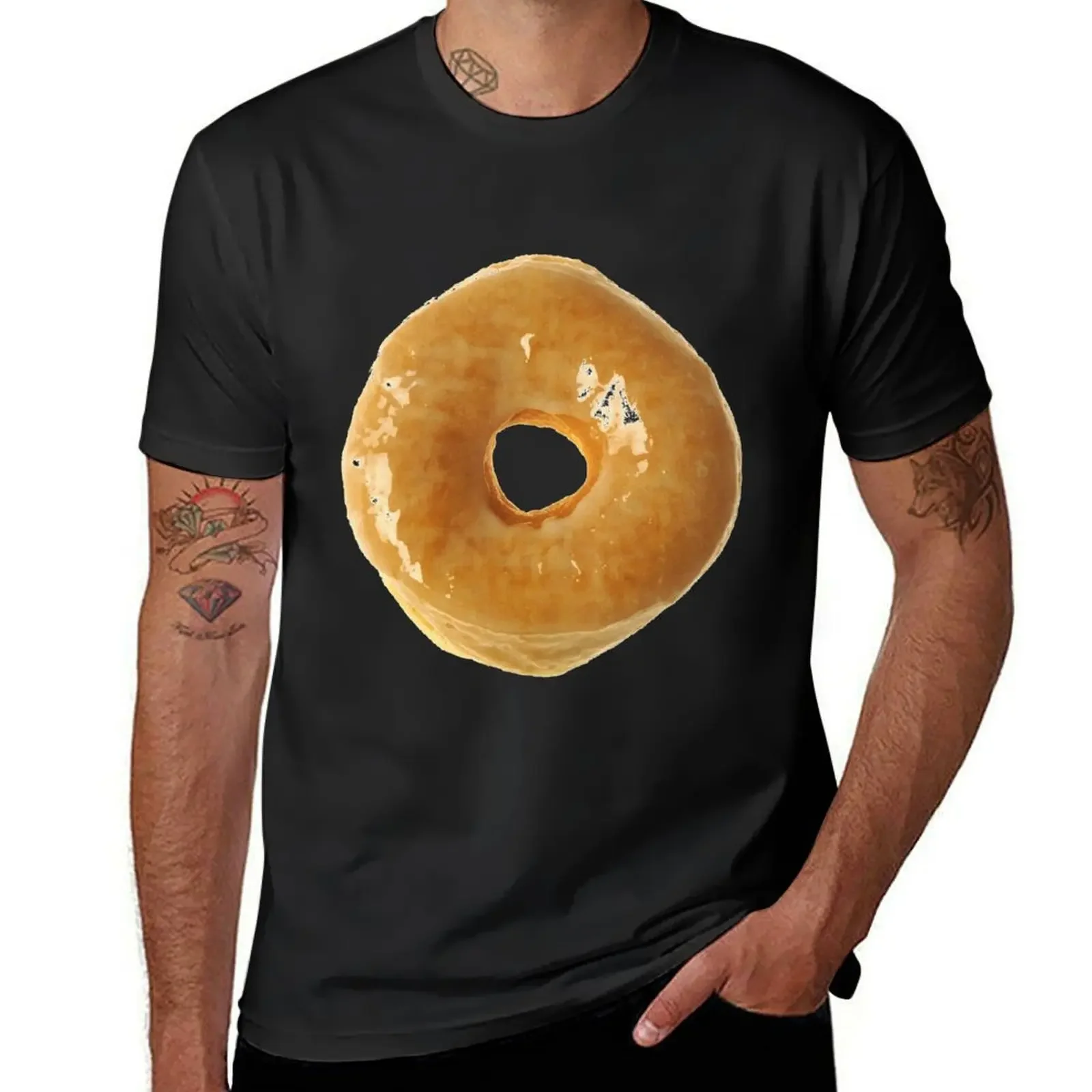 GLAZED DONUT T-Shirt rapper graphic tees customs design your own mens graphic t-shirts