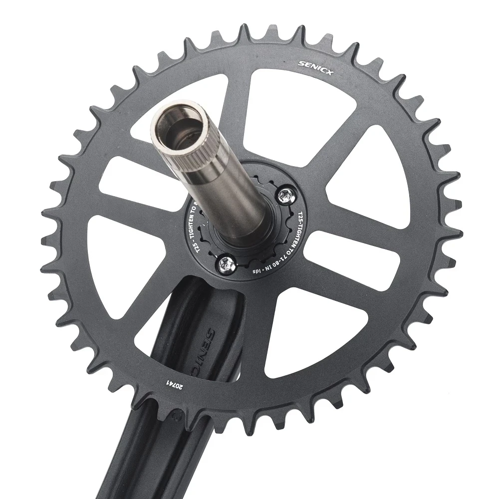 SENICX GR3 Single Speed Crank Chainset Crankset 42T 44T 170mm