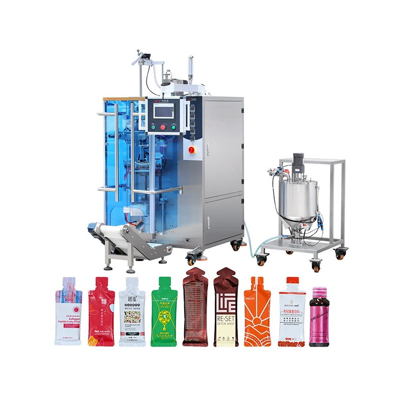Automatic  Liquid Sachet Packing Machine Small Bag Honey Sauce Paste Liquid Packaging Ketchup Packing Machine