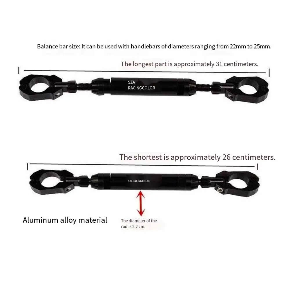 For QJMOTOR SRV125 SRV 150 Extended balance, reinforced handlebar, expanded head handlebar, and crossbar