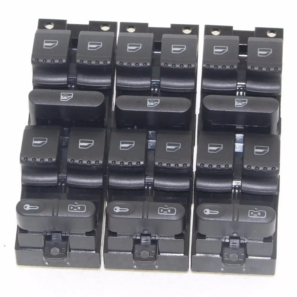 

3PCS OEM For 99-04 VW GTI Golf 4 Jetta MK4 BORA BEETLE Passat B5 B5.5 Window Control Switch Button OEM 1J4 959 857 D 1J4959857D