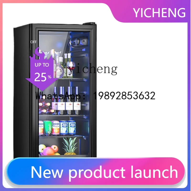 

BX Refrigerator Refrigerated Display Cabinet Living Room Refrigerated Cabinet Tea Small Household Fresh Glass Freezer