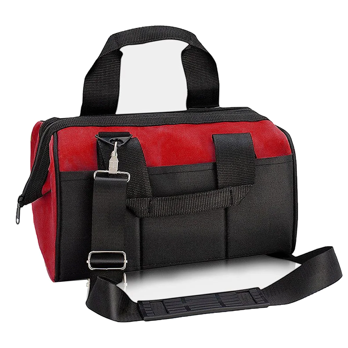 PINMOAP 1 قطعة أداة كهربائي باللونين الأحمر والأزرق حزمة أدوات أكسفورد متينة مقاومة للماء تصنيف سعة كبيرة وسهلة الحمل