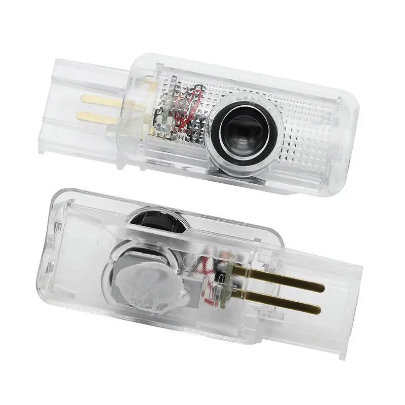 2pcs LED Door Warning Lamp Logo Projector Welcome Light For Mercedes Benz R W215 ML W164 GL X164 R300 R350 ML300 ML350 ML63