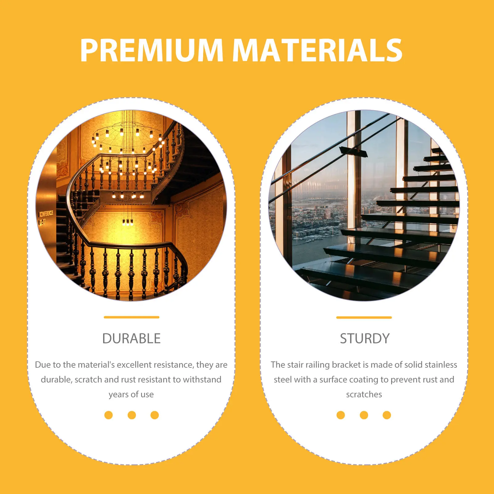 suporte-de-corrimao-em-aco-inoxidavel-2-pecas-para-degraus-e-decks-uso-interno-alta-resistencia-e-forte-capacidade-de-carga