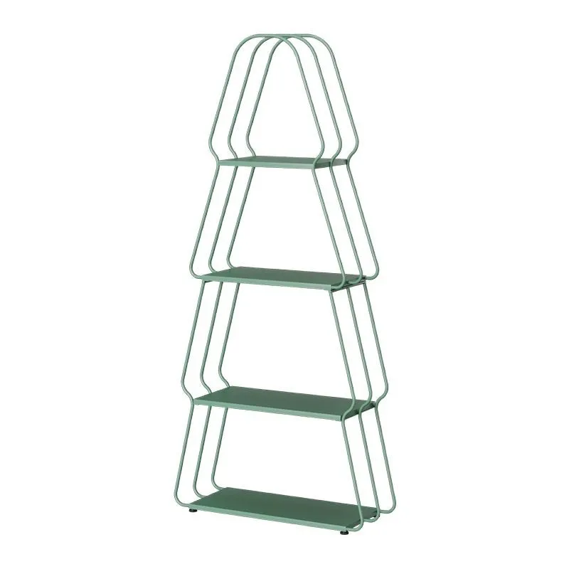 #Christmas tree bookshelf bedroom creative living room home multi-level children's floor-standing bookcase European style storag
