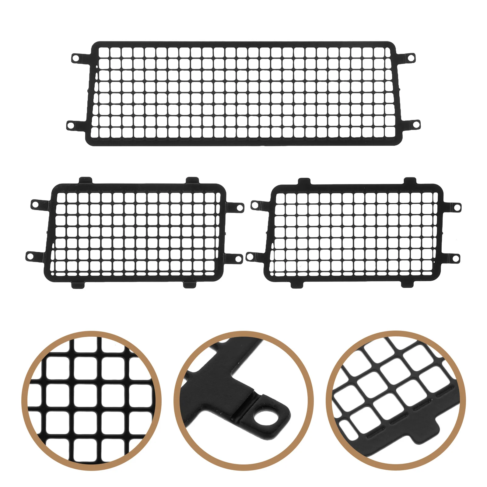 

1 Set Durable Mesh Protective Net Easy Installation Rear Side Window Guard Rc Car Defender Accessories Upgrade Parts Rc Car