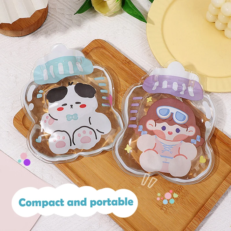 Cute High Quality Hand Warmer Portable Reusable Lightweight Instant Heat Hand Warmer Cartoon Transparent Hand Warmer Gifts