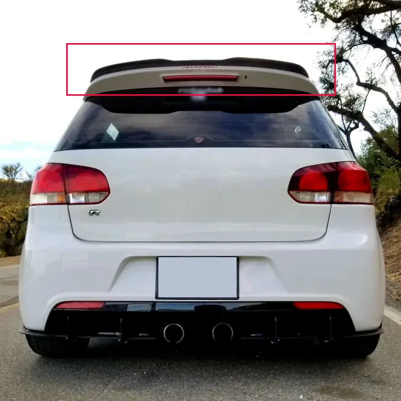For Volkswagen Accessories VW Golf 7 Mk7 Mk6 Mk5 Mk4 GTI GTD Car Rear Roof Spoiler Extention ABS 99Cm - view 2