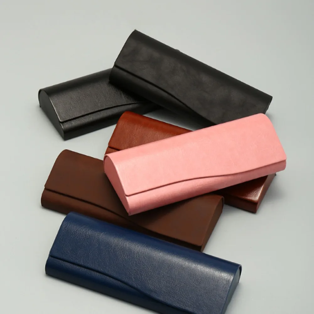 Etui na okulary modne okulary etui ze skรณry PU w stylu Vintage ze wzorem merceryzowanym skรณrzane etui na jednolite kolorowe okulary przeciwsลoneczne