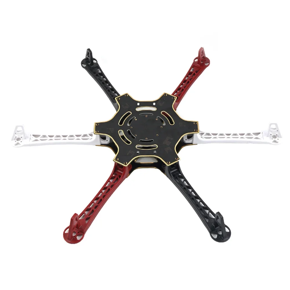 F550 Hexa-Rotor Muticopter Frame met Skid Landingsgestel Als DJI Voor KK quadcopter kit MultiCopter Hexacopter RC Drone