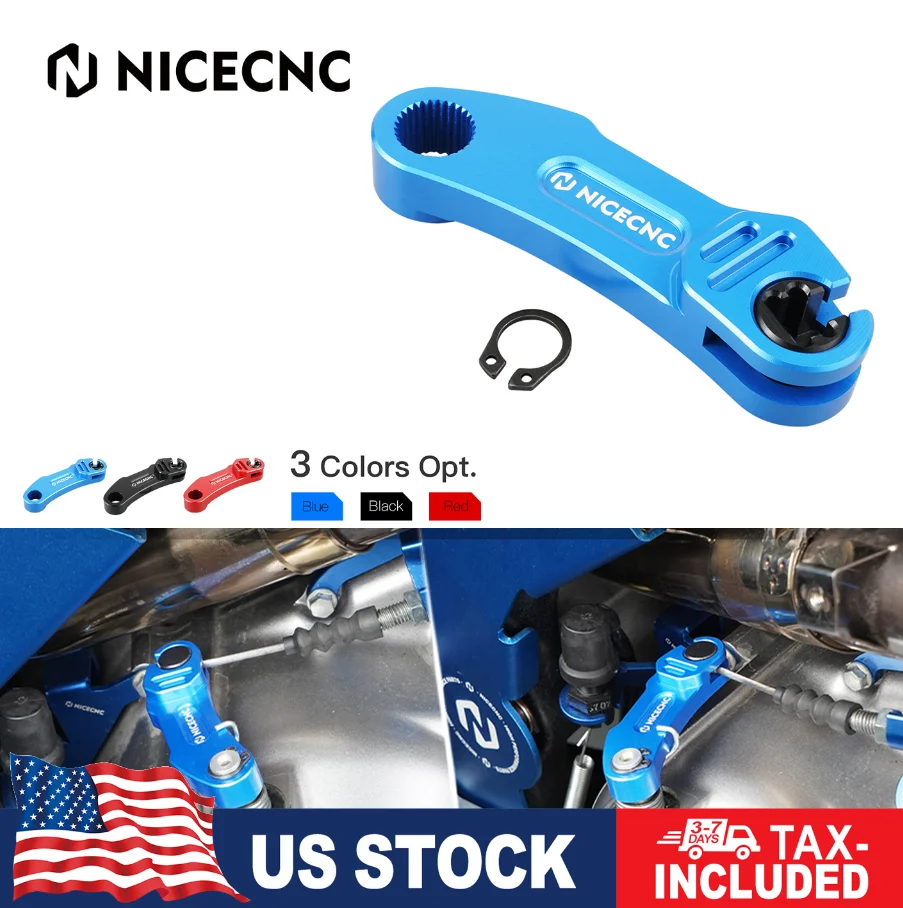 

NICECNC ATV Pull Clutch Cable Arm For Yamaha Raptor 700 2006-2024 700R 2009-24 2017 Corrosion Resistance Quad Engine Accesories