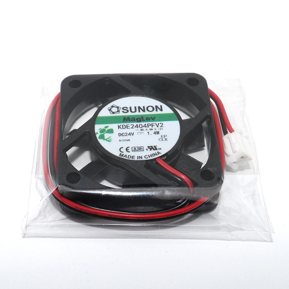 ใหม่สำหรับ Sunon KDE2404PFV2 4010แปลงความถี่เงียบ, 40*40*10มม. DC 24V 1.4W 4cm 4-สาย