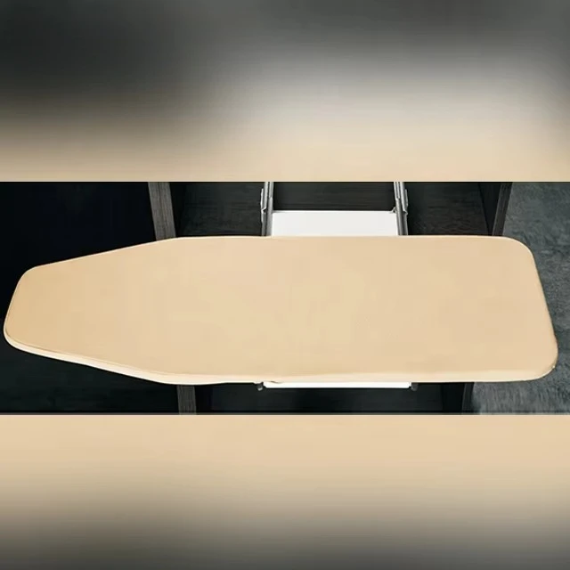Hotel wardrobe accessories wall-mounted folding ironing board metal and wood steel design pull-out style
