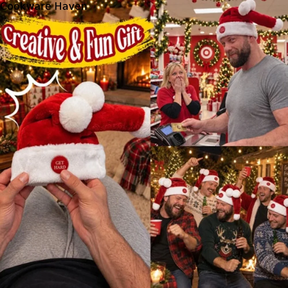 Music Playing Electric Swing Hat Christmas Decoration Swing Automatically Christmas Musical Toy Interesting Plush Material