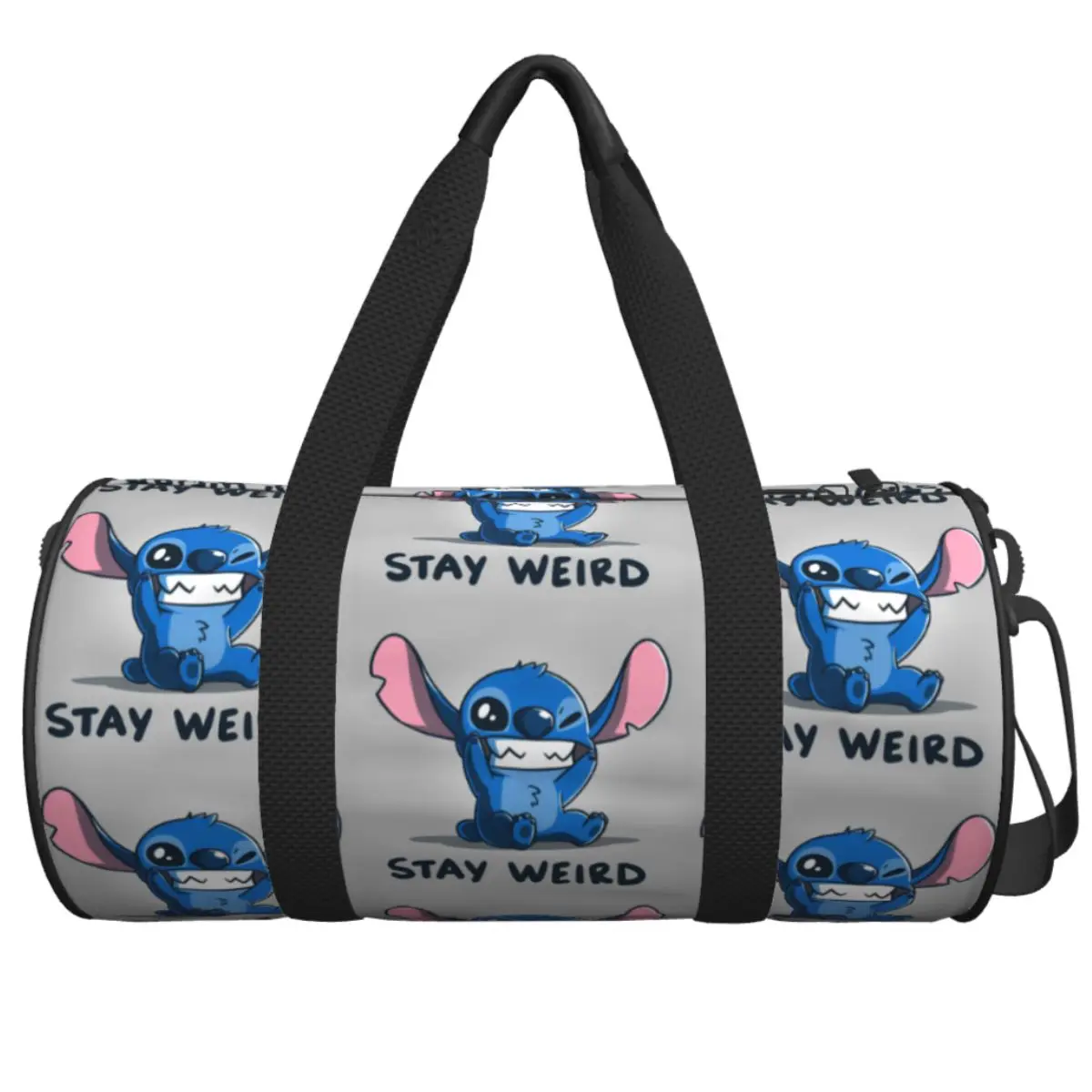 

Stitch Lucky Dragon Gym Bag Luggage Sports Bags Male Female Design with Shoes Funny Fitness Bag Waterproof Handbags