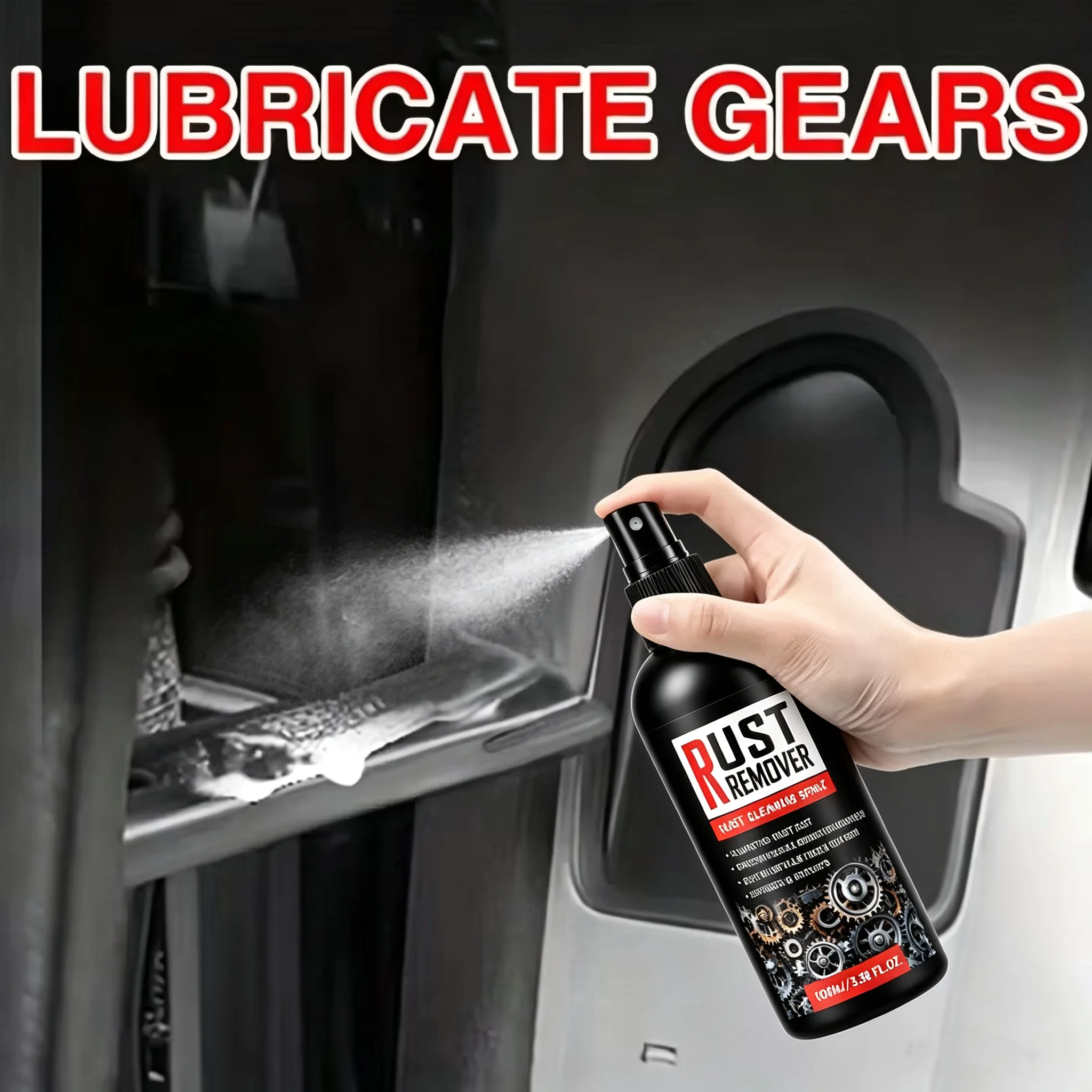 Universal Metal Rust Remover Lubricant Spray for Car Wheels & Metal Surfaces Multi-Purpose Rust Treatment Strong Decontamination