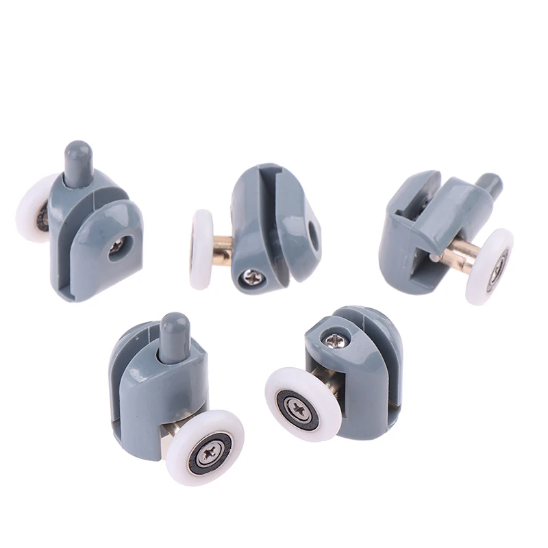 

4Pcs Shower Rooms Cabins Single-wheel Pulley Glass Door Sliding Pulley Roller Runners Bathroom Accessories