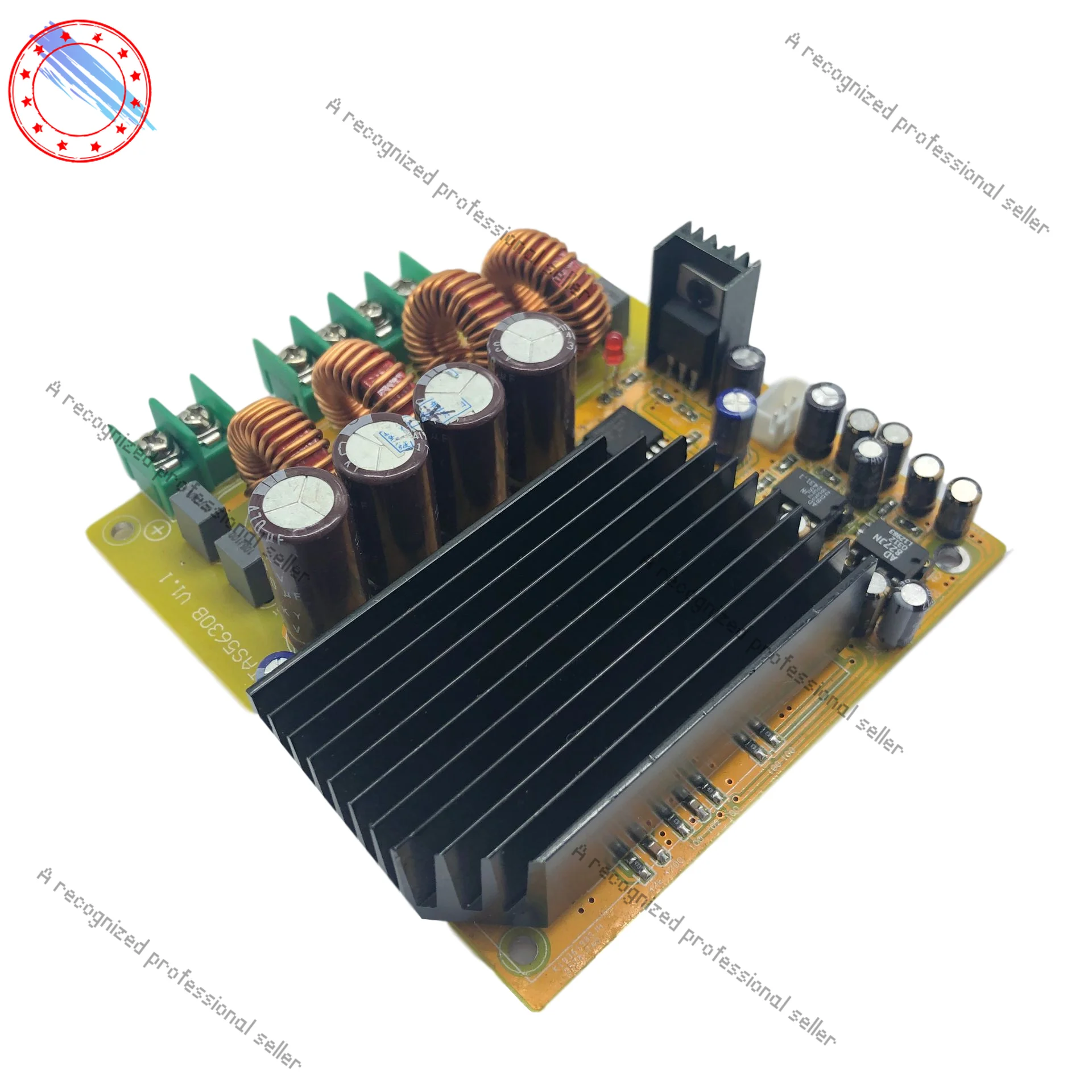

2x300W TAS5630 Dual Channel Class D Digital Power Amplifier Board HIFI High Power, with AD827 Front Stage