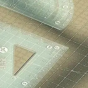 

4PCS/Set 15CM Jelly Ruler Set Thickened Measuring Stationery Set Square Transparent Measuring Ruler Student Gift